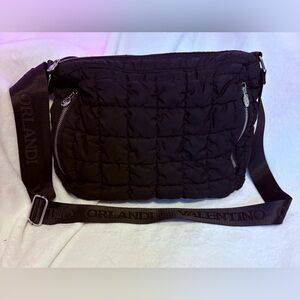 Valentino Orlandi Black Quilted Bag